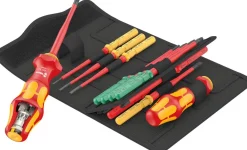 Wera 05006641001 16-delige Kraftform Kompakt Turbo i Imperial 1 Tool Finder Wisselklingenset in etui