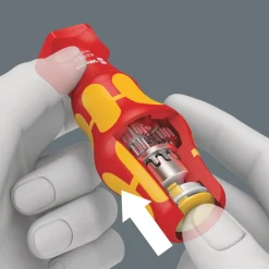 Wera 05006641001 16-delige Kraftform Kompakt Turbo i Imperial 1 Tool Finder Wisselklingenset in etui