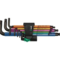 Wera 05022089001 9-delige Multicolour Inbussleutelset - 1,5-10mm