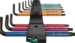 Wera 05022089001 9-delige Multicolour Inbussleutelset - 1,5-10mm