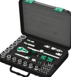 Wera 05003596001 38-delige 8100 SB 4 Zyklop Speed Ratel- en doppenset in koffer - 3/8"