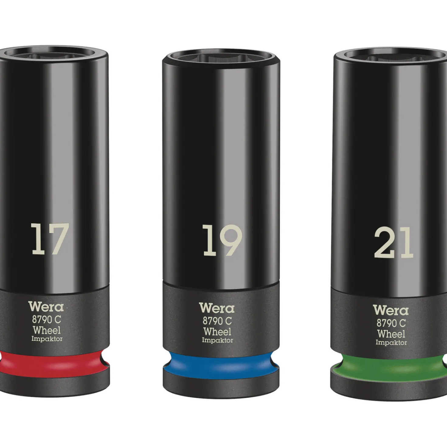 Wera 5004595001 3-delige Wheel Impaktor Dopsleutelset 1 - 85mm - 1/2''