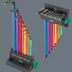Wera 05133165001 10-delig 950/9 Hex-Plus multicolour 3 Blacklaser Inbussleutelset - 1,5-10mm