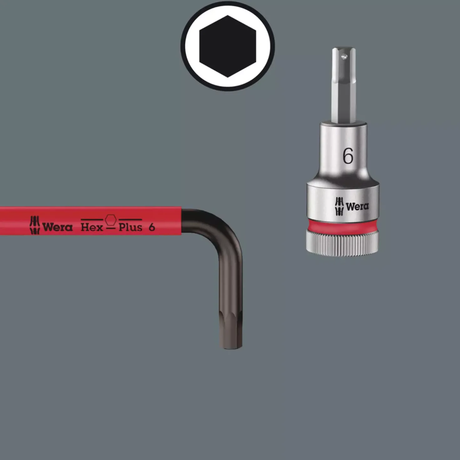Wera 05133165001 10-delig 950/9 Hex-Plus multicolour 3 Blacklaser Inbussleutelset - 1,5-10mm