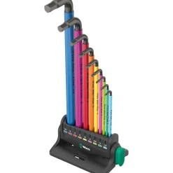 Wera 05133165001 10-delig 950/9 Hex-Plus multicolour 3 Blacklaser Inbussleutelset - 1,5-10mm