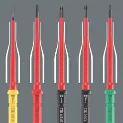 Wera 05006612001 17-delig Kraftform Kompakt VDE 17 extra slim 1 Tool Finder Wisselklingenset in etui