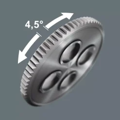 Wera 05005531001 8100 11-delig SB 13 Zyklop Comfort ratelset, omschakelpal, 3/8" aandrijving, in inch