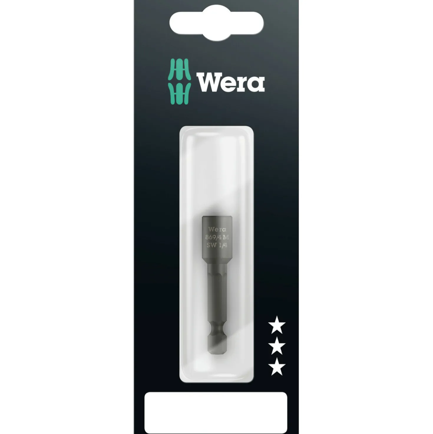 Wera 05073509001 Dopbit Magnetisch - SW 1/4" x 50mm - 1/4"