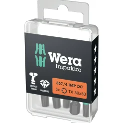 Wera 05057666001 867/4 1/4" Impaktor Bit - T30 x 50mm (5st)