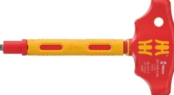 Wera 05005121001 410 i VDE A VDE Geïsoleerde Adapterschroevendraaier met T-greep en ratelfunctie - 1/4"