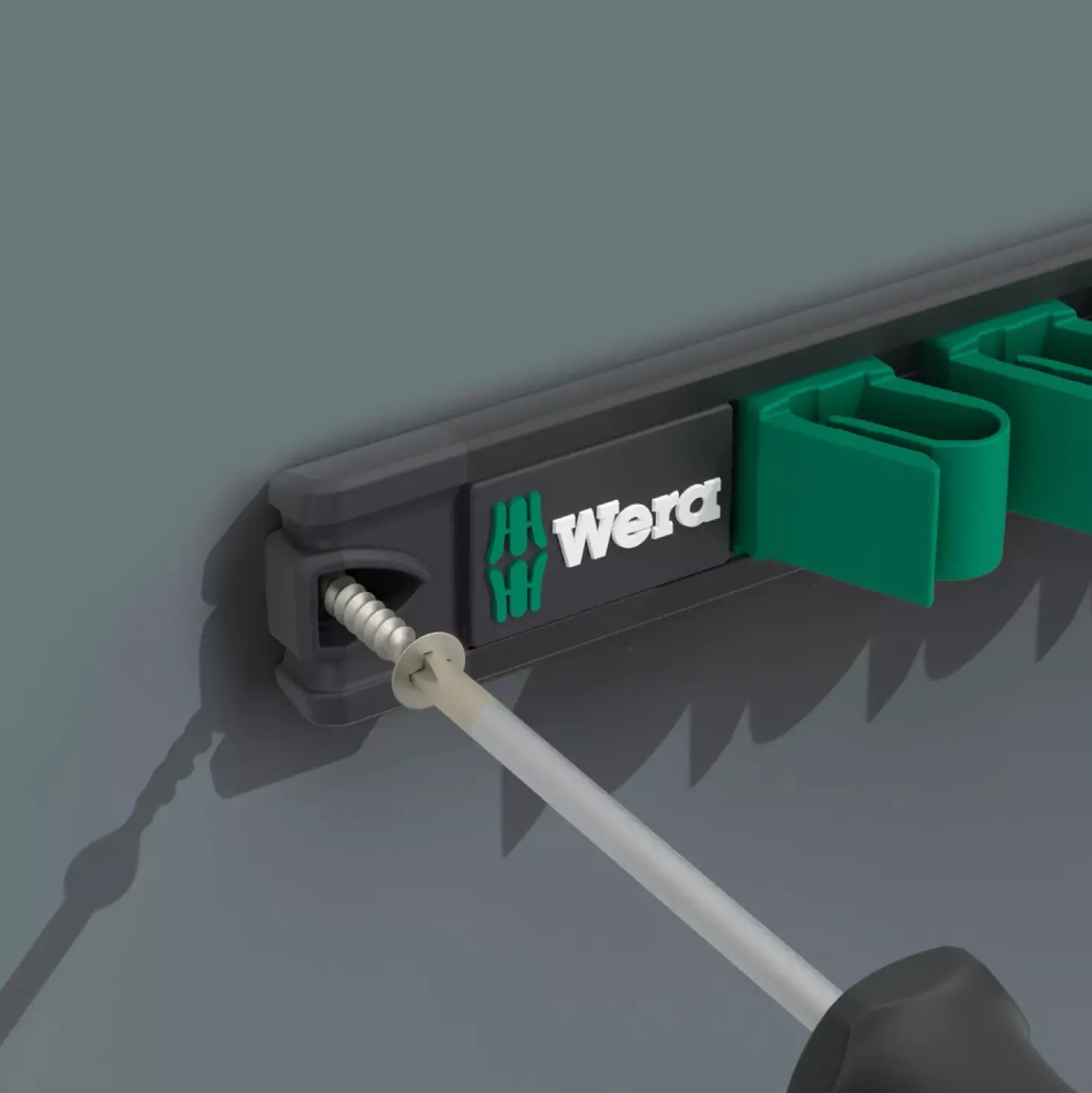 Wera 05136413001 9610 Joker Magneetstrip voor 11 steeksleutels - 30x370mm