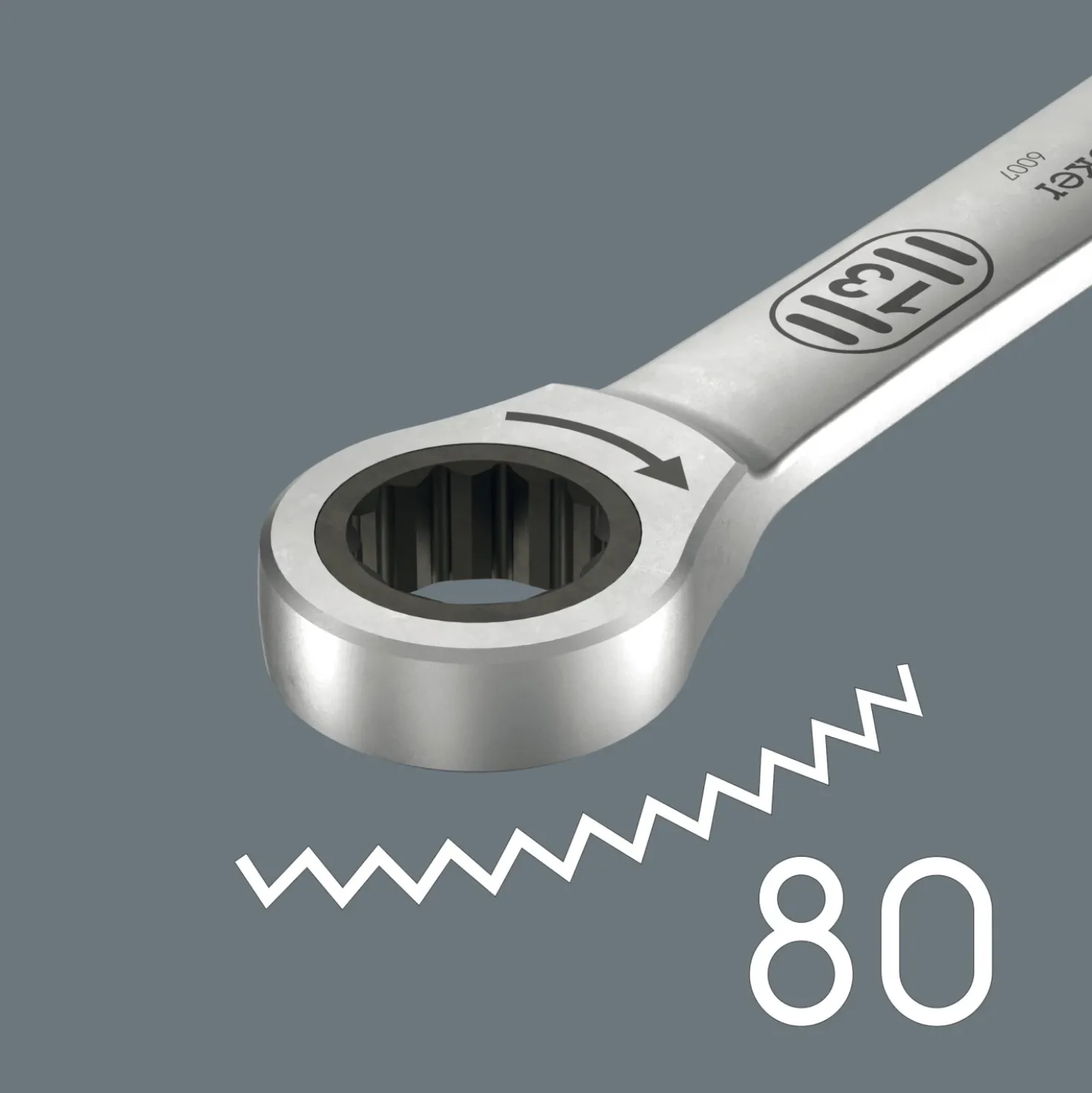 Wera 05020352001 6007 Joker Steek-ringratelsleutel SB - extra lang - 13 x 245mm