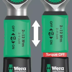 Wera 05075800001 Safe-Torque A 1 Momentsleutel met omschakelbare ratel - 2-12 Nm - 1/4"