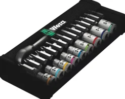 Wera 05004021001 8100 SA 11 Zyklop Metal doppenset met omschakelpal - 1/4"