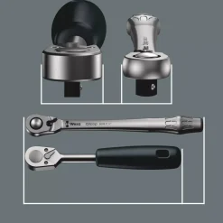 Wera 05004021001 8100 SA 11 Zyklop Metal doppenset met omschakelpal - 1/4"