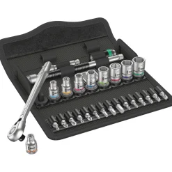 Wera 05004021001 8100 SA 11 Zyklop Metal doppenset met omschakelpal - 1/4