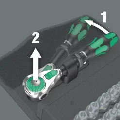 Wera 8100 SB All-in Zyklop 35-delige Speed-ratelset - 3/8"