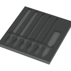 Wera 05137383001 9883 Schuimstof inlegstuk Pferd vijlset 1 - leeg