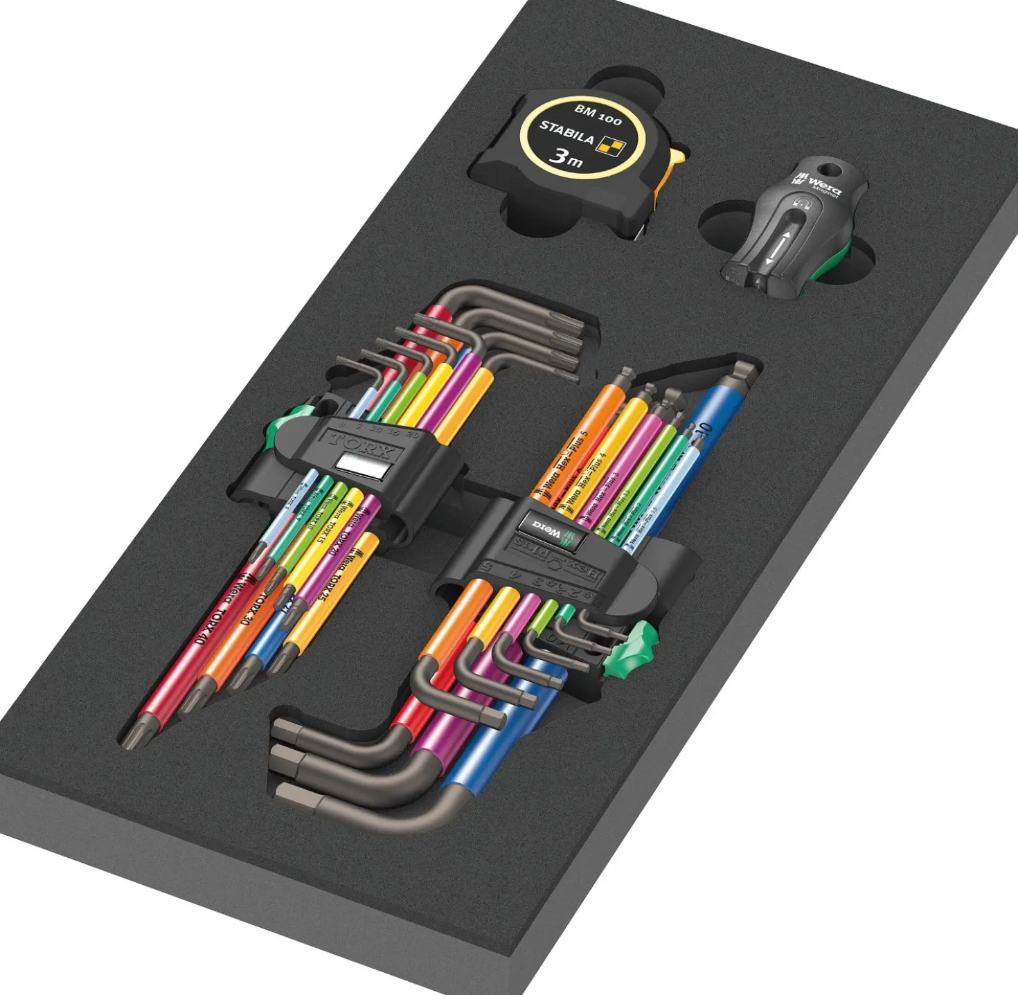 Wera 05150136001 9706 Tool Rebel Gereedschapswagen Stainless 2 gevuld - 191-delig - 7 laden