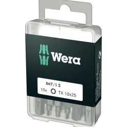 Wera 05072406001 867/1 1/4" Torx Bit - T10 x 25mm (10st)