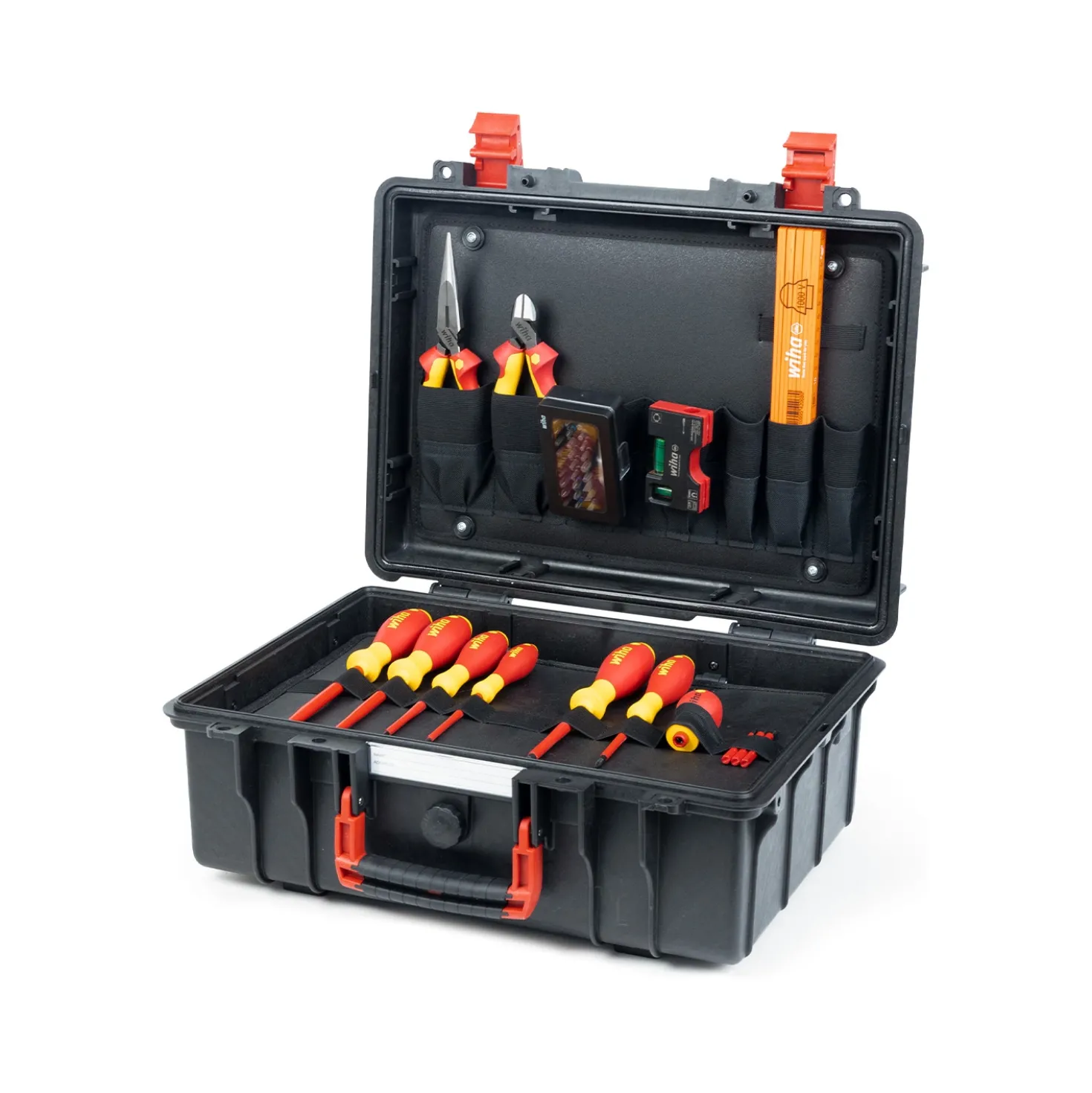 Wiha 47312 Basic set L electric Gereedschapset in koffer - 46-delig - voor elektriciens