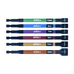 Wiha 47035 6-delige dopbitset - 150 mm - 1/4'' - 5.5-13 mm