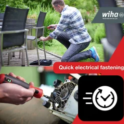 Wiha E-schoevendraaier SpeedE PocketDrive met Bitbox en tas