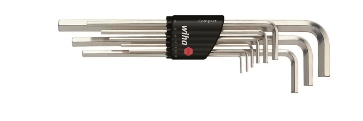 Wiha 352 H9 9-delige Inbussleutelset in Compact houder - 1,5-10mm