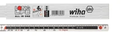 Wiha 410 20072 Longlife All in One Duimstok - kunststof - wit - 2m
