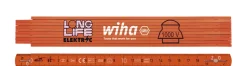 Wiha 4102008 Longlife Elektriciensduimstok - metrisch - 2m - 10 delen - oranje
