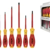 Wiha 320N K6 6-delige SoftFinish Electric Sleufkop/Phillips-Schroevendraaierset