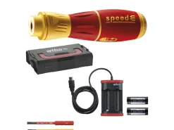 Wiha 591T101 E-schroevendraaier speedE II electric 7-delig - met slimBits - accu's - USB-oplader - in L-Boxx Mini