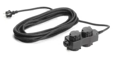 WikuTech WT 3010 Verlengkabel met 4-voudig verdeelblok - 10m - H07RN-F 3G1,5