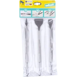 Wolfcraft 7914000 3-delige SDS-plus beitelset