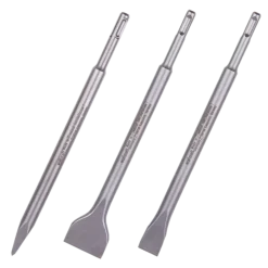 Wolfcraft 7914000 3-delige SDS-plus beitelset