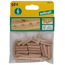 Wolfcraft 2906000 Deuvel - 6mm (50st)