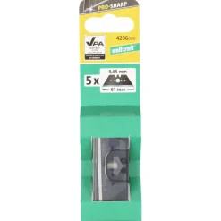 Wolfcraft 4206000 Reserve Trapeziummessen PRO SHARP - 61 x 0.65mm (5st)