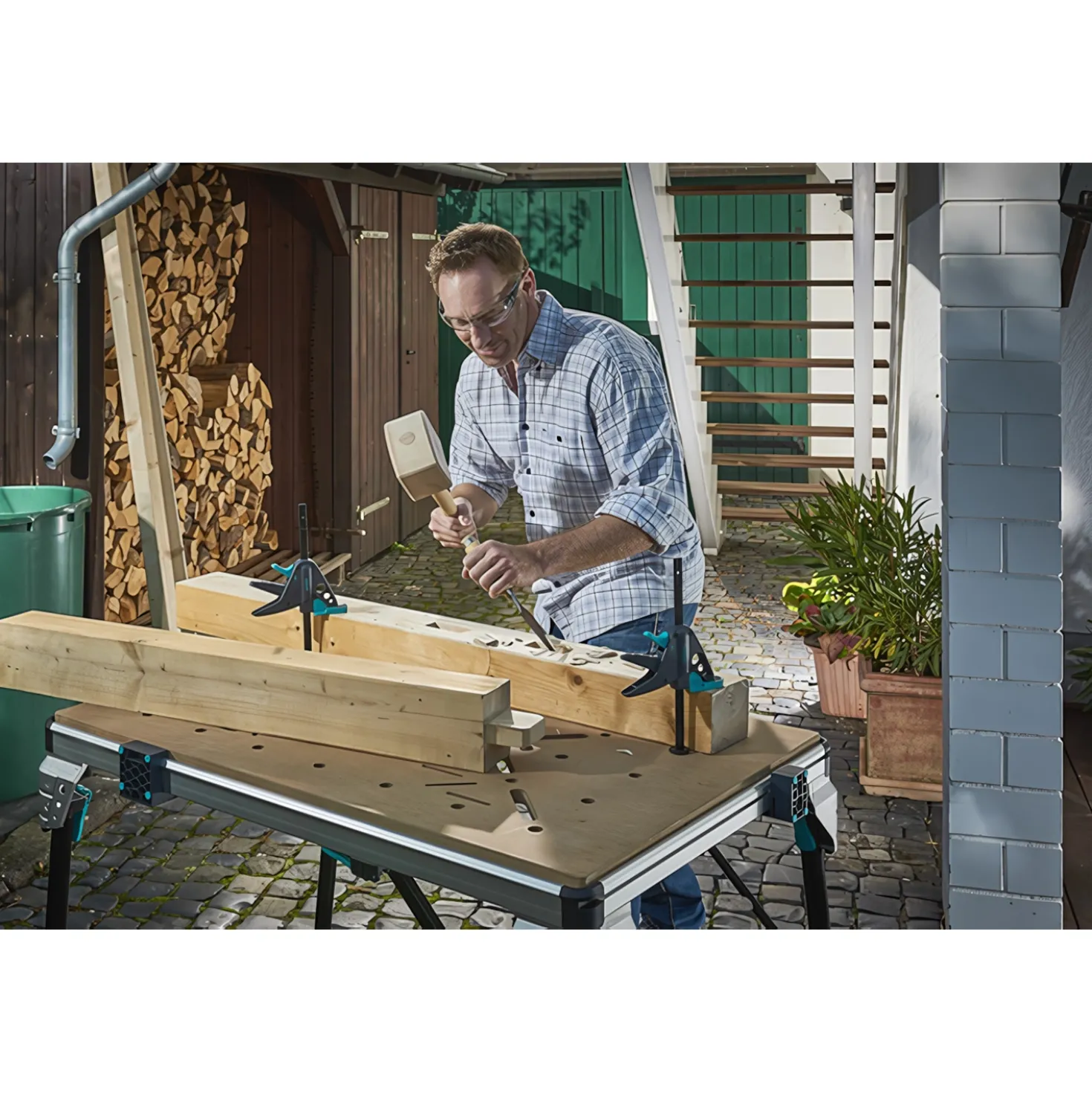 Wolfcraft 3036000 Werkbladspanner PRO 65-150-W voor werkbank