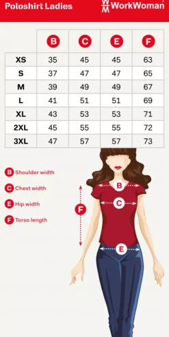 Workman 81741 Poloshirt Outfitters Dames