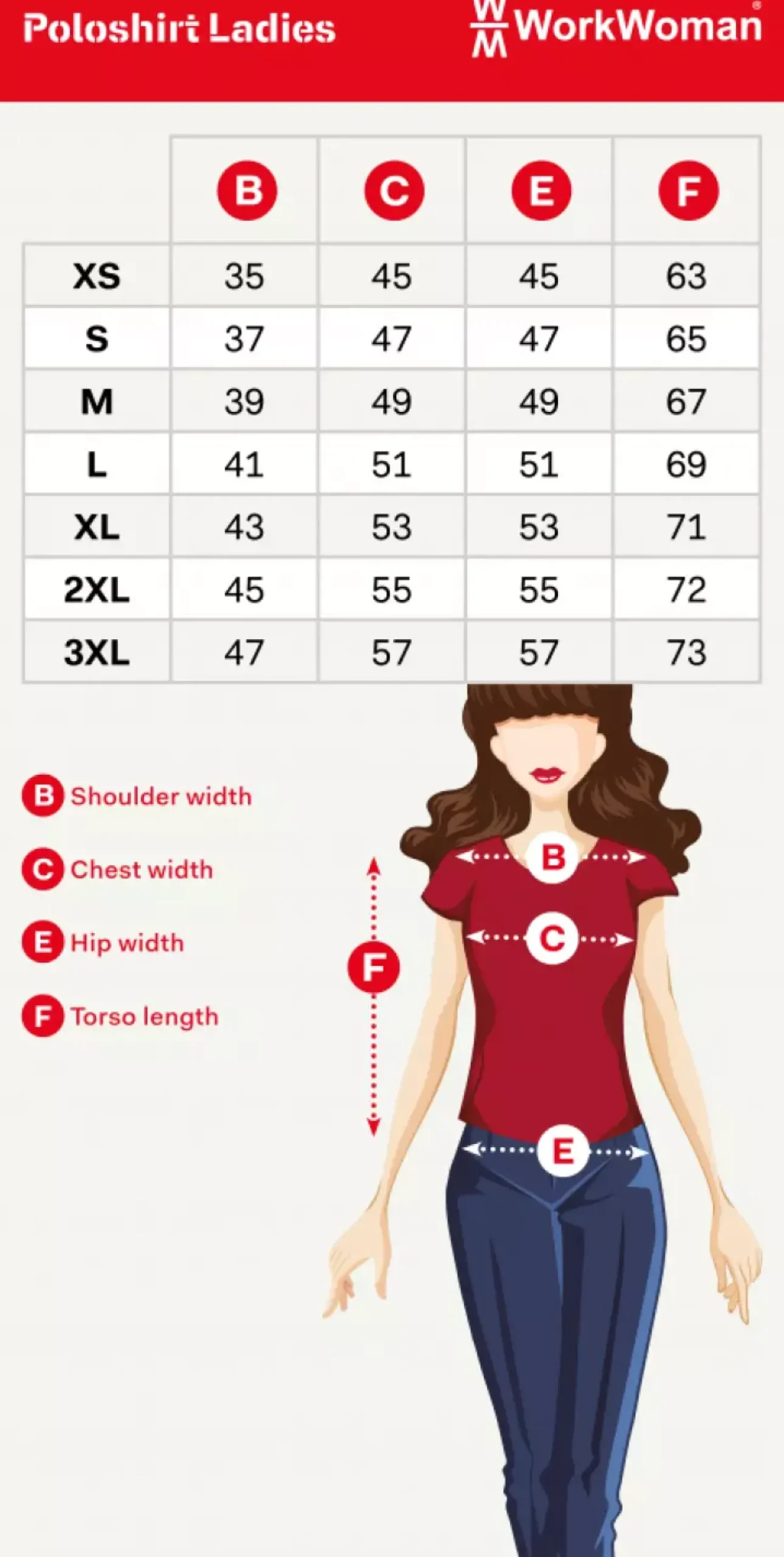 Workman 81011 Poloshirt Outfitters Dames