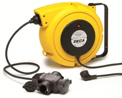 Zeca ZEEL4315/GS 3 Kabelhaspel met PVC kabel 3 stroomgeleiders - H05VVF - 3x1,5mm² - 14+1m