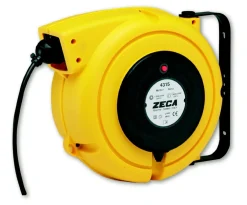 Zeca ZEEL4325 Kabelhaspel met PVC kabel 3 stroomgeleiders - H05VVF - 3x2,5mm² - 10m