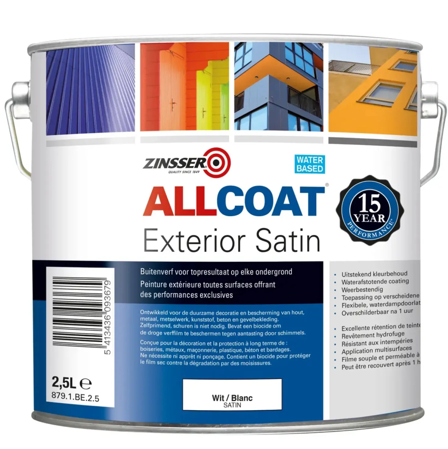 Zinsser Allcoat Exterior Satin