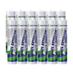 Zwaluw Den Braven 30880021 Acryl Exterior+ Acrylaatkit - Wit - 310ml - 12st