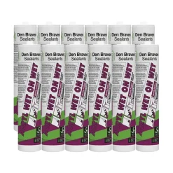 Zwaluw Den Braven 30880044 Acryl Wet on Wet Acrylaatkit- Wit - 310ml - 12st