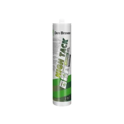 Zwaluw Den Braven Hightack wit in groene actiekrat (12 kokers a 290ml)