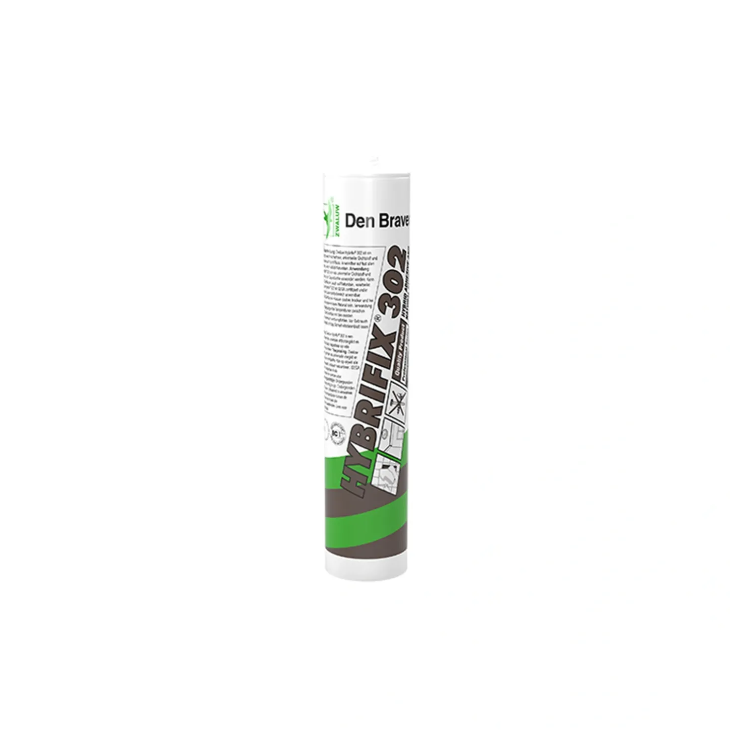 Zwaluw Den Braven 30620818 Hybrifix 302 - Zwart - 310ml