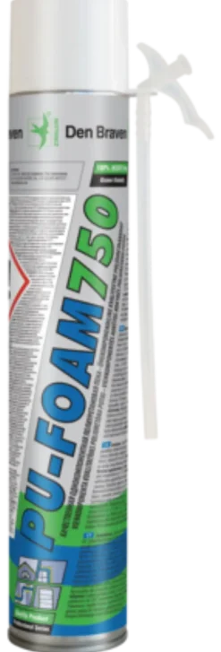 Zwaluw Den Braven 30618553 PU-Foam Montageschuim/PUR - Lichtgroen - 750ml