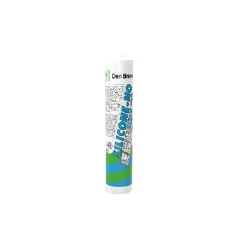 Zwaluw Den Braven 30619417 - Silicone-NO + Sanitary Siliconenkit - Bruin - 310ml