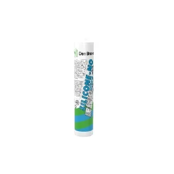 Zwaluw Den Braven 30619415 - Silicone-NO + Sanitary Siliconenkit - Zilvergrijs - 310ml